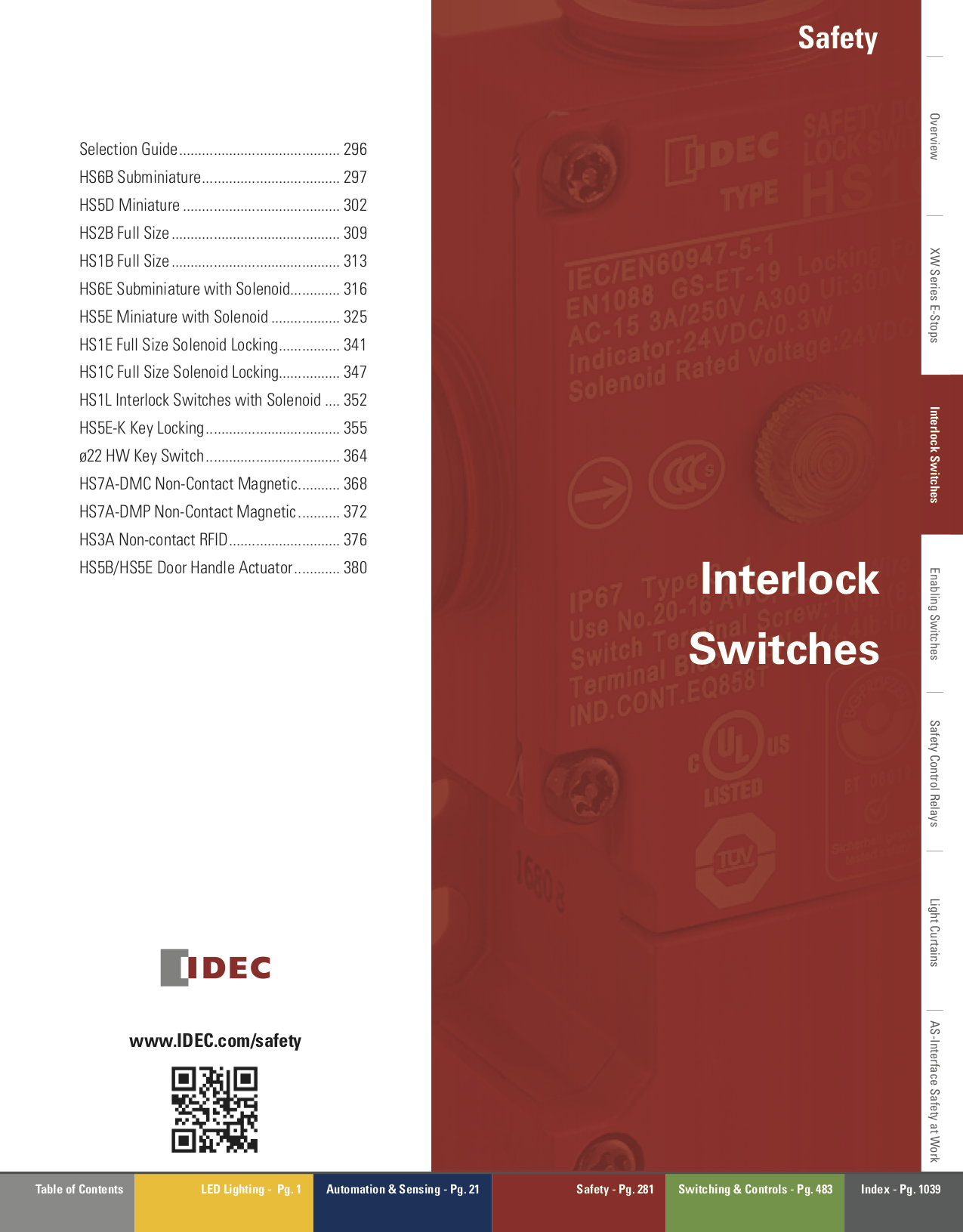 Interlock Switch Family Catalog