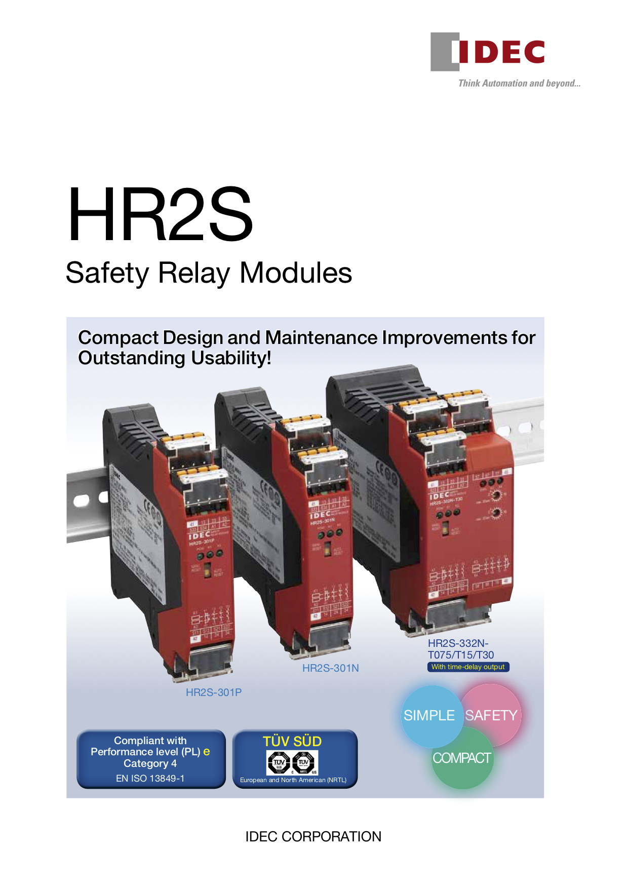 HR2S Relay Module Brochure