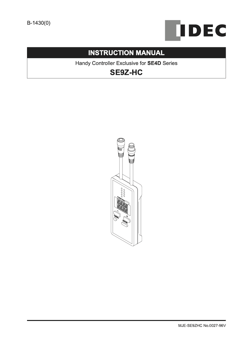 SE4D Series handheld controller manual