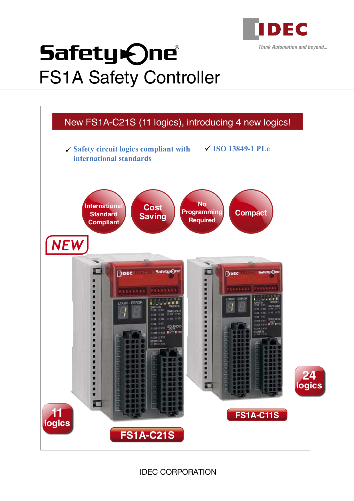 FS1A Controller sales brochure