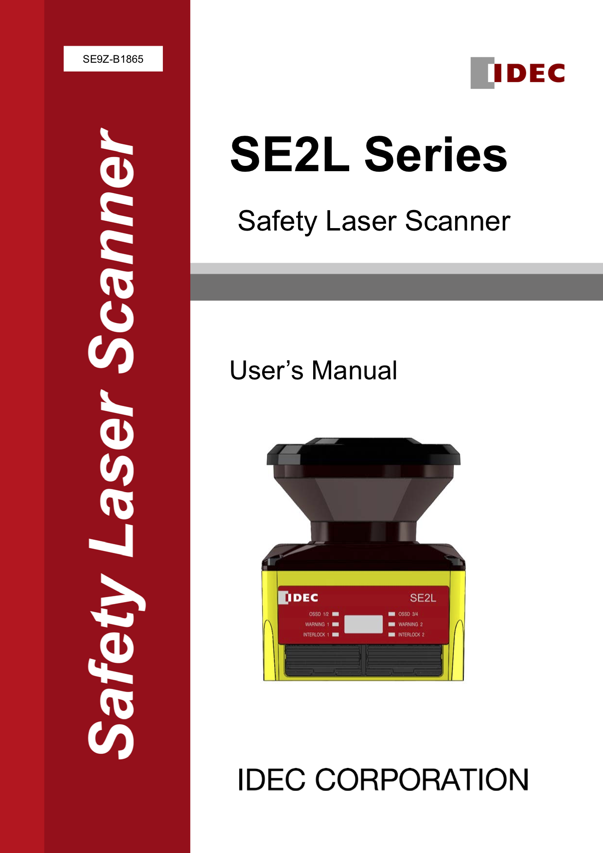 SE2L Laser Scanner User Manual