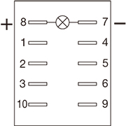 KRシリーズ10端子図