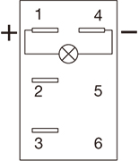 KRシリーズ6端子図