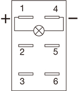 KRシリーズ6端子図